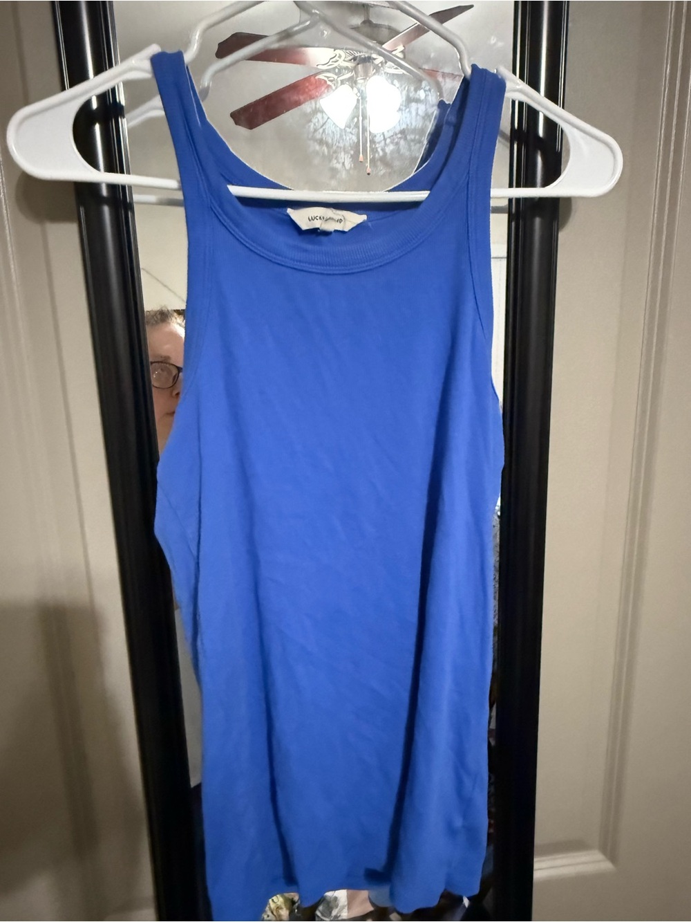 Lucky Brand Royal Blue Scoop Neck Tank